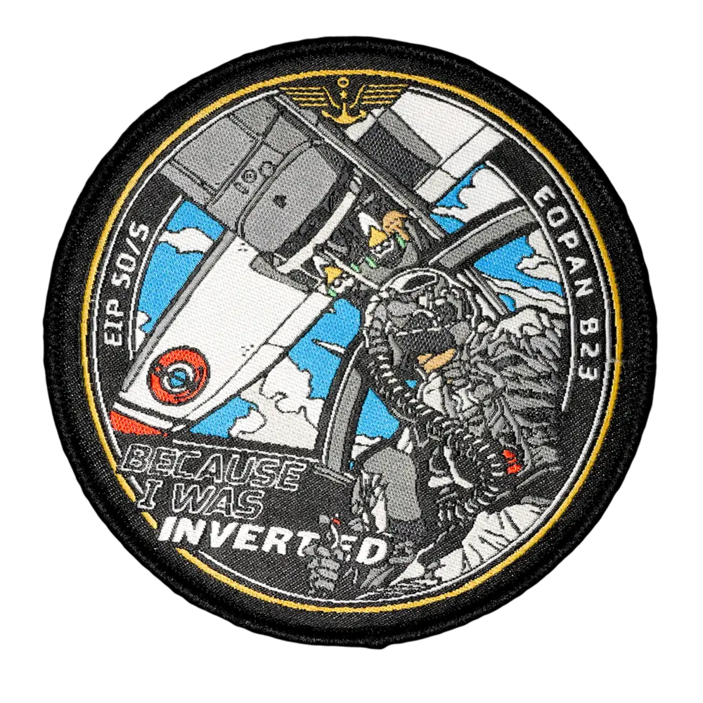 Patch Tissé Airborne (après)